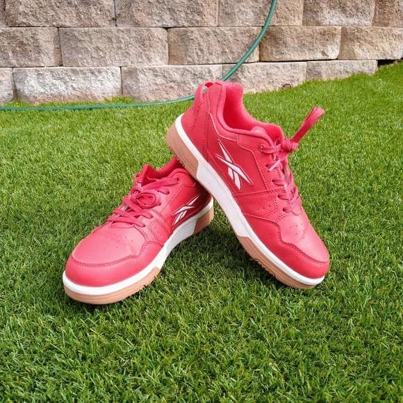 Reebok Shoes Big Kidsreebok Classic Alltrail Red Leather White